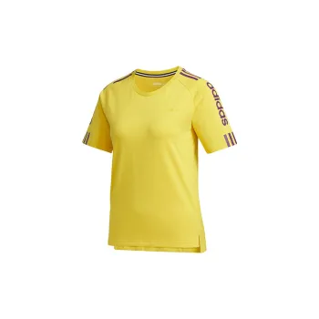Adidas Neo Raglan Sleeve T Shirt Women's Yellow