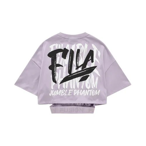 FILA FUSION Crop Tops Women's Enchanted Purple