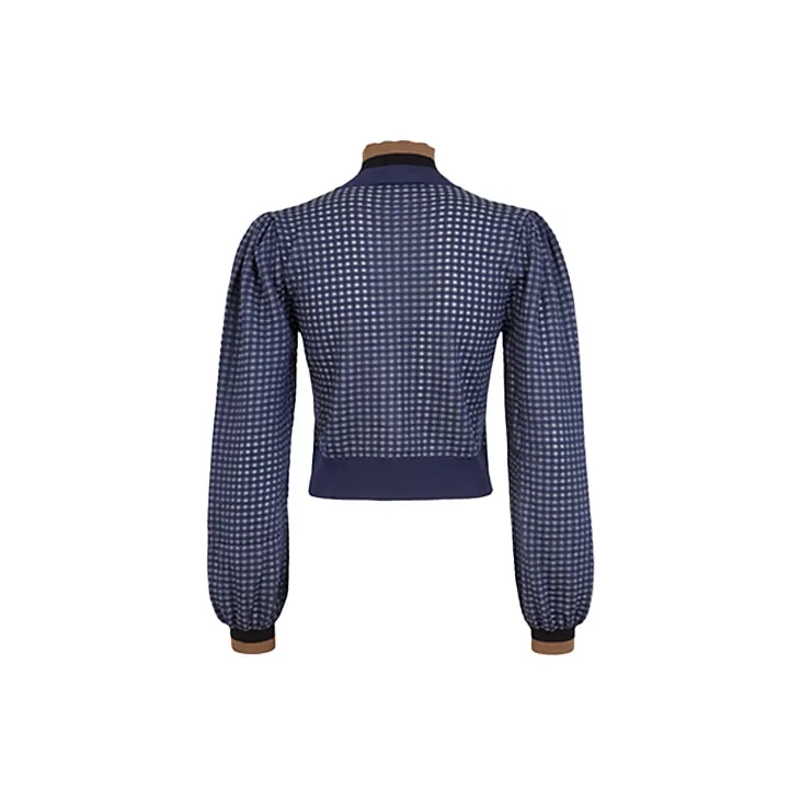 FENDI Slim Fit Sweater Women's Dark Blue-1