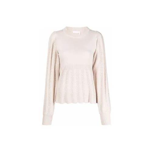 See By Chloe Cashmere Sweaters Women's Beige