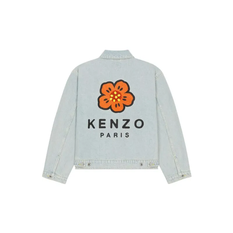 KENZO Denim Jackets Women's Blue-1