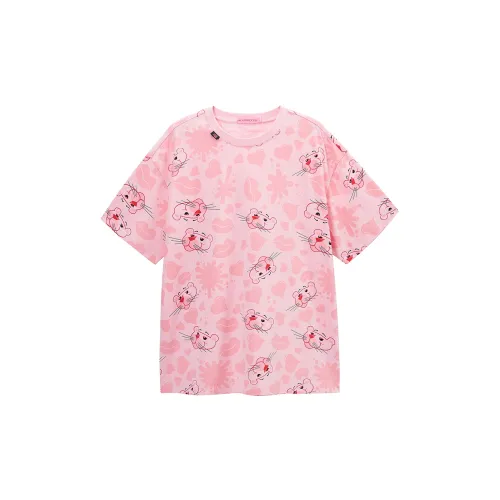 Fun X Pink Panther T-Shirts Women's Pink