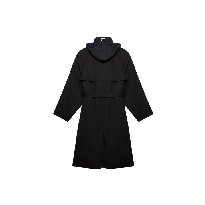 Balenciaga Trench Coats Women's Black-1
