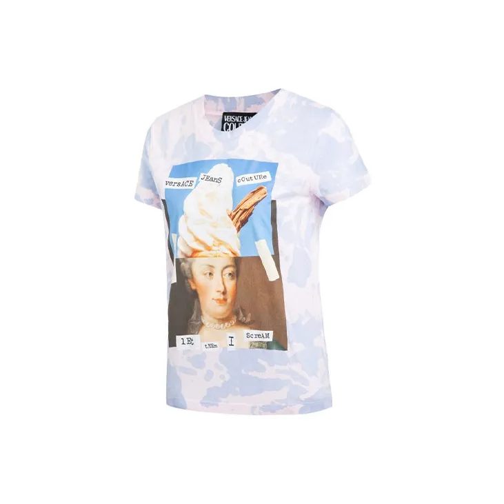 VERSACE JEANS COUTURE SS21 T Shirt Women's Pink-2