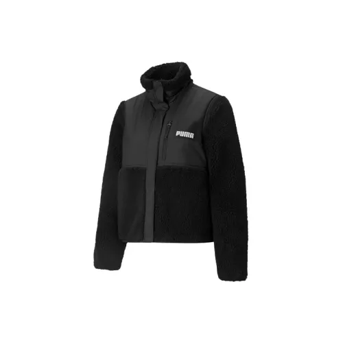 PUMA Velvet Jackets Women's Black