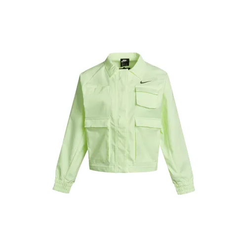 Nike Jackets Women's Light Yellow Green