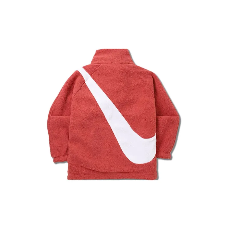 Nike Velvet Jackets Women's Light Sequoia Red-1
