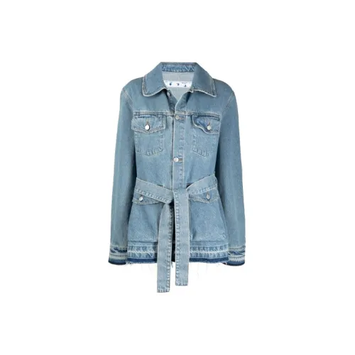 OFF-WHITE SS21 Jackets Women's Denim Blue