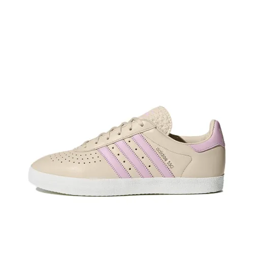 Adidas Originals 350 Anti-Slip Wear-Resistant Low-Top Skateboard Shoes Women's Beige Pink