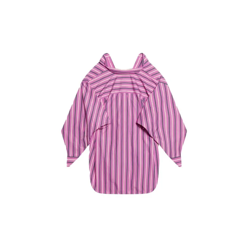 Balenciaga BB CORP FW21 Shirt Women's Pink-1