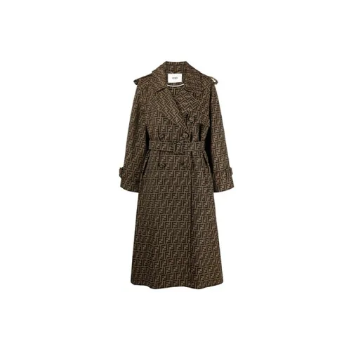 FENDI Coats Women's Camel