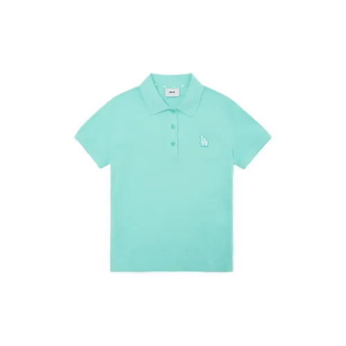 MLB Base Logo Polo Shirts Women's Mint Green