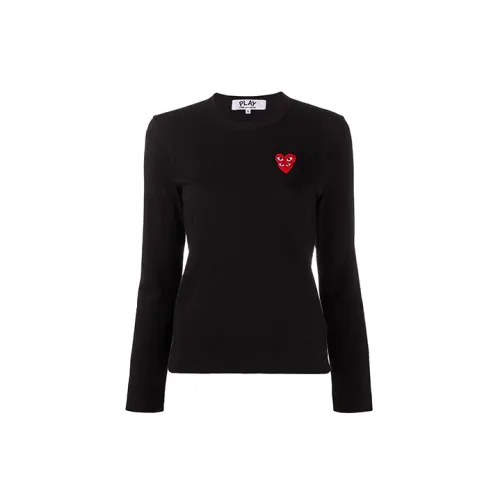 CDG Play T-Shirts Women's Black