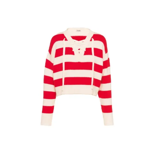 MIU MIU Cashmere Sweaters Women's Red