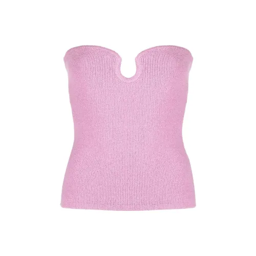 NANUSHKA Strapless Tops Women's Pink