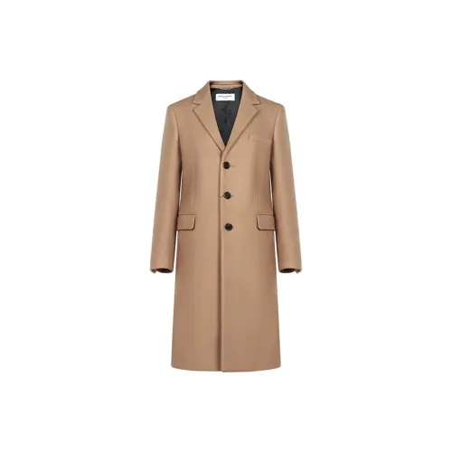 SAINT LAURENT Velvet Jackets Women's Camel