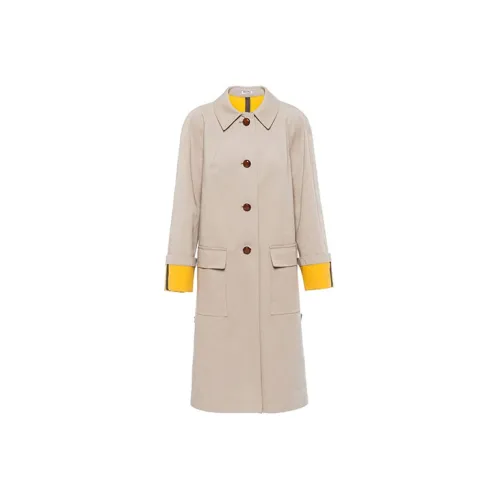 MIU MIU Trench Coats Women's Brown