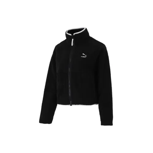 PUMA Velvet Jackets Women's Black