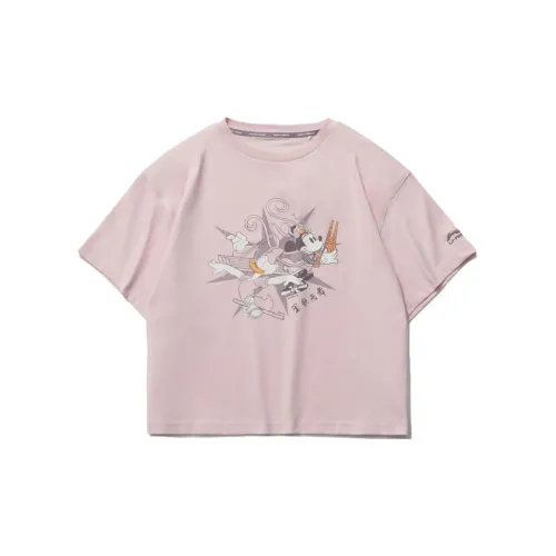 Disney X LINING Disney Crop Tops Women's Pink