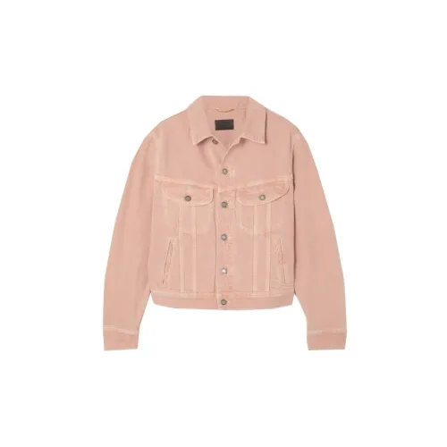 SAINT LAURENT Denim Jackets Women's Pink