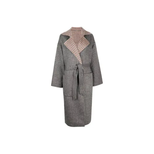 NANUSHKA Reversible Check Coat