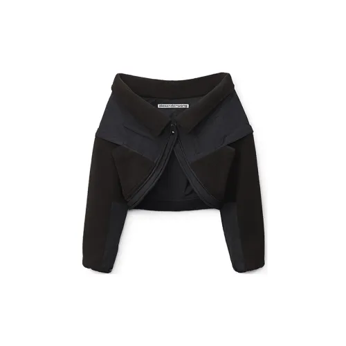 Alexander Wang Cropped Coats Women's Black