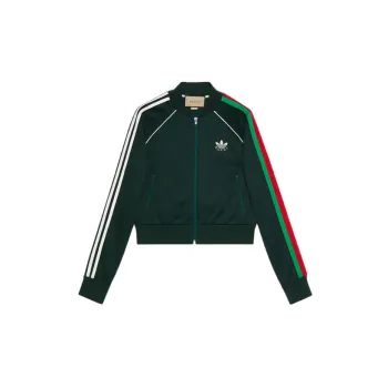 GUCCI X Adidas Zip Jacket Dark Green