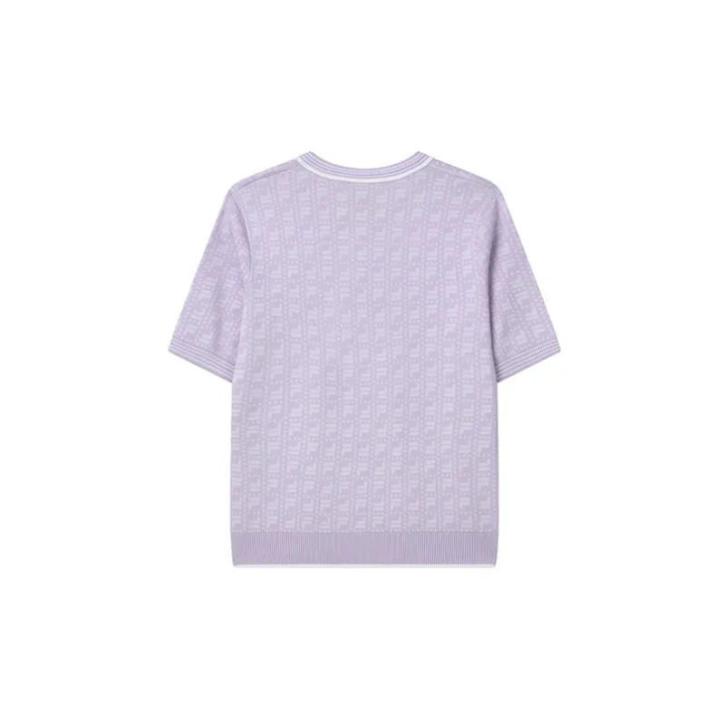 FILA T Shirt Women's Blossom Pink Purple-1