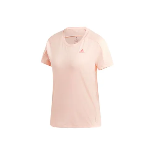 Adidas T-Shirts Women's Hazy Coral Pink