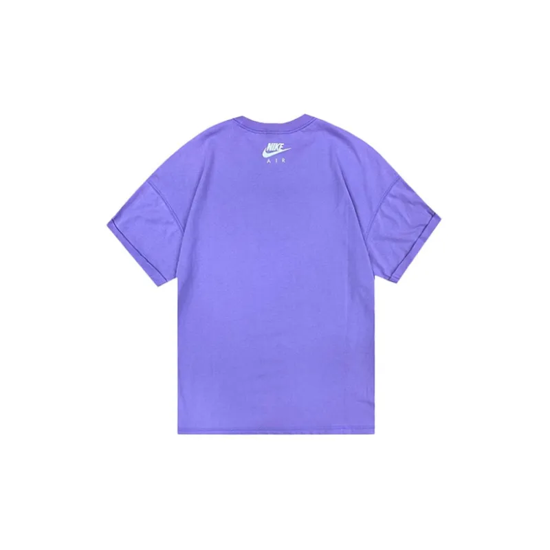 Nike Drop Shoulder Sleeve T Shirt Women's Purple-1