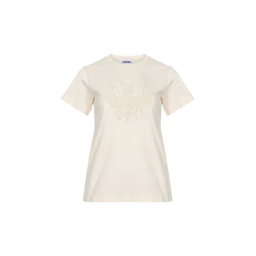 KENZO T-Shirts Women's Apricot Cream