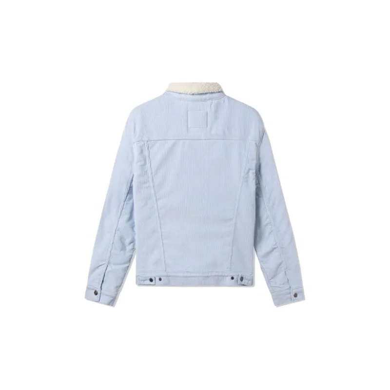 Levi's Velvet feel Coat Women's Light Blue-1