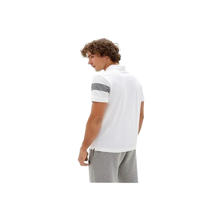 EMPORIO ARMANI EA7 SS22 Polo Shirt Men's White-1