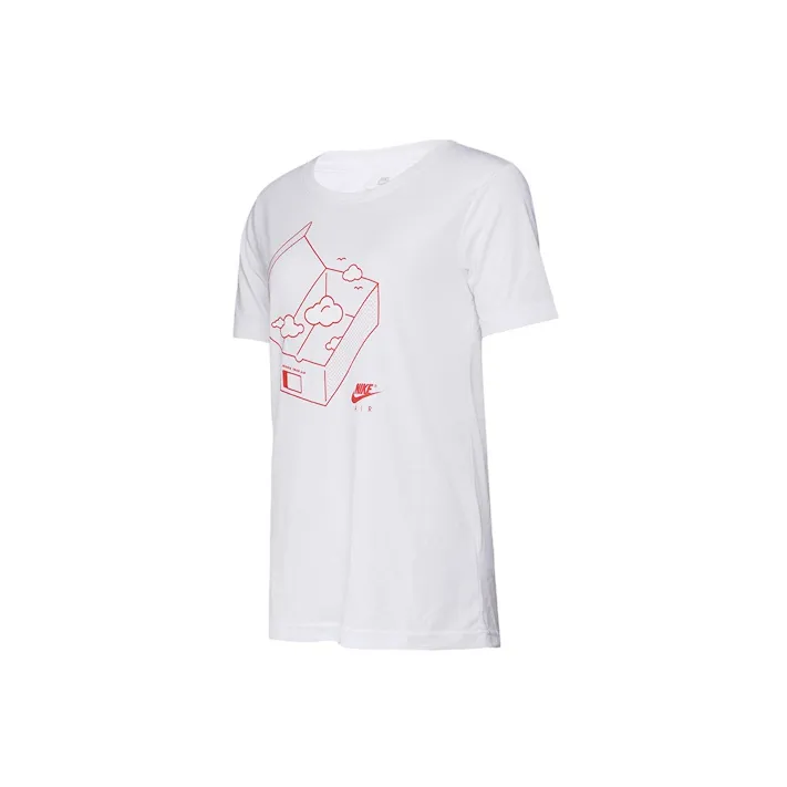 Nike T Shirts Women's White-2