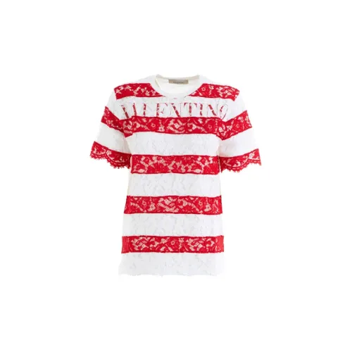 Valentino T-Shirts Women's Red/White