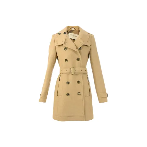 Burberry Velvet Jackets Women's Light Brown