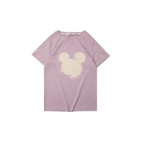 Disney X LINING Disney T-Shirts Women's Light Shadow Purple