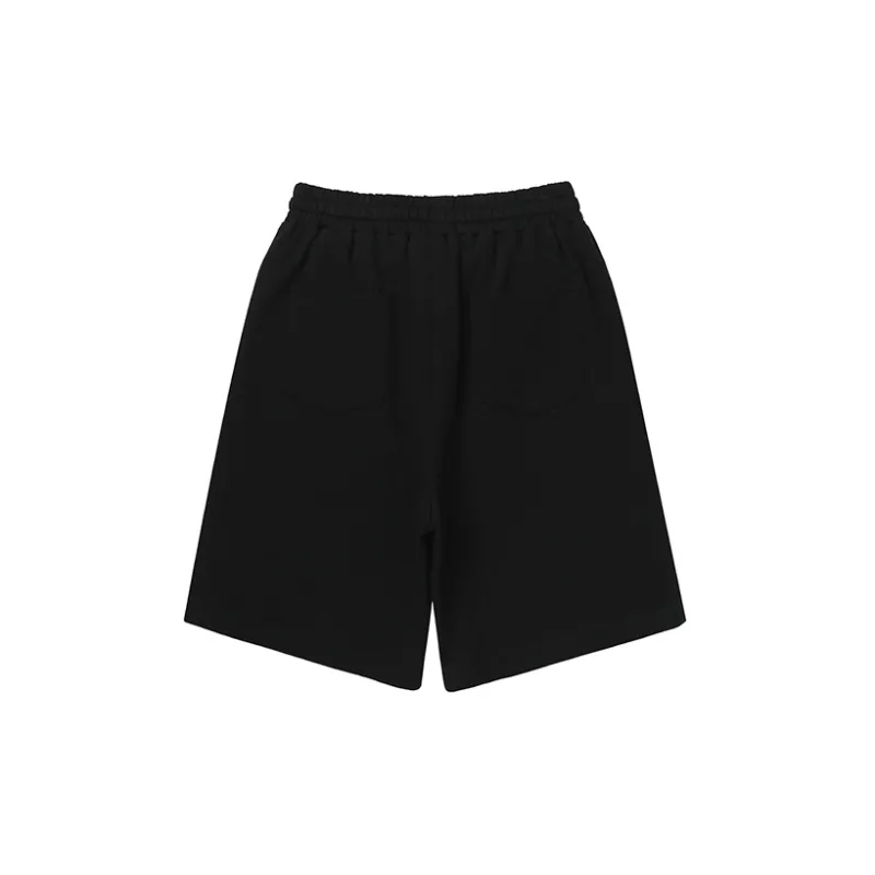 UNRETRO Casual Shorts Unisex Black-1