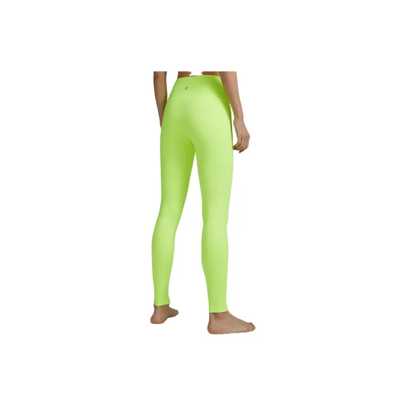 Lululemon Wunder Under Sports Pants Women's Bright Yellow-2