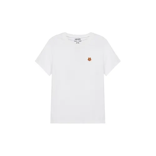 KENZO Classic Tiger Head T-Shirts Women's White