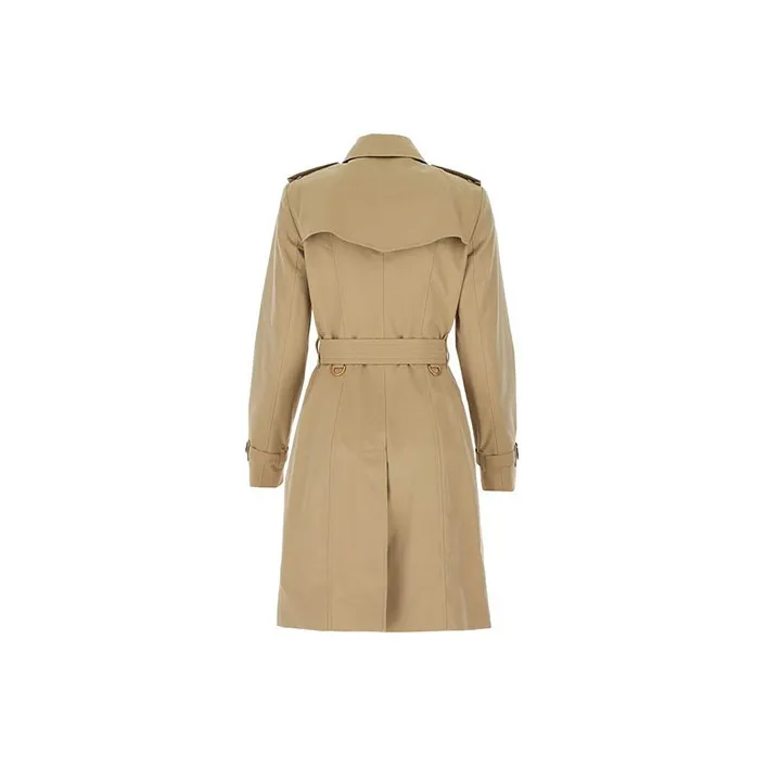 Burberry Double Breasted Belted Trench Coat-1