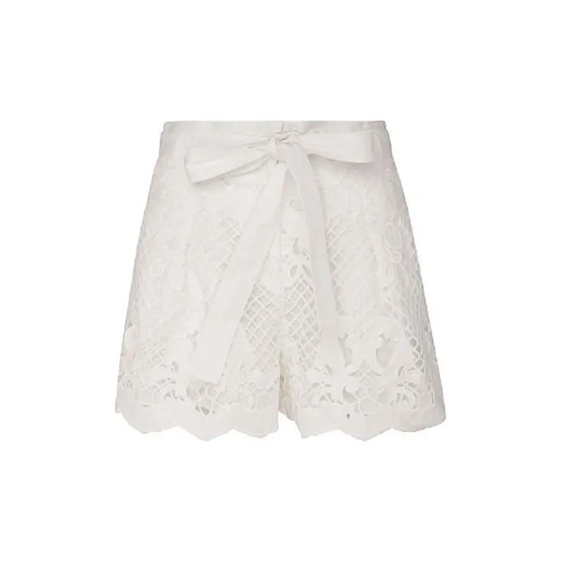 Self portrait SS22 Shorts Women's White-2