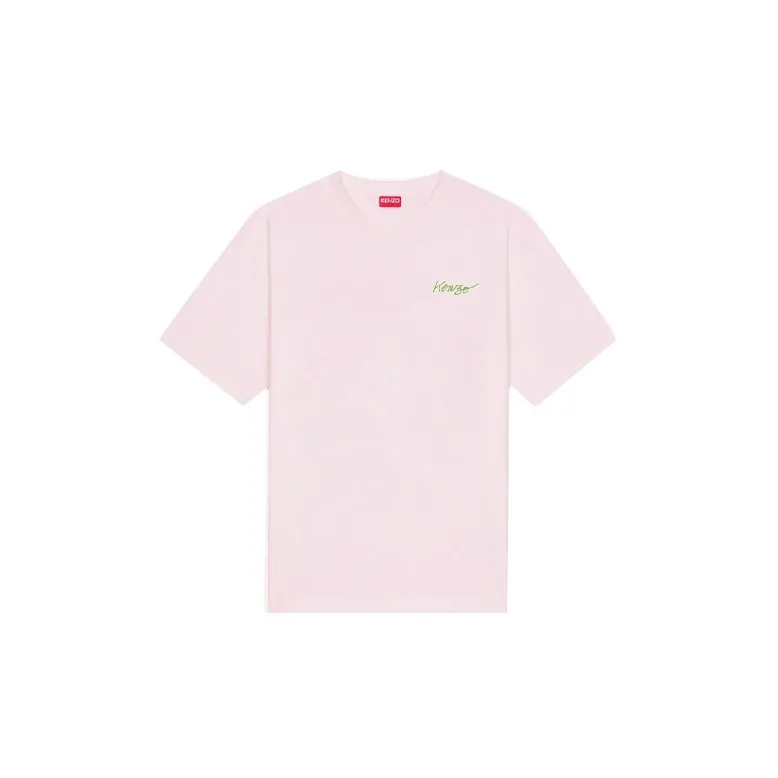 KENZO Nigo Drop4 POPPY Flower T-Shirts Women's Pink-1