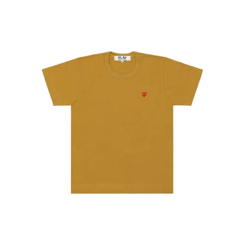 CDG Play T-Shirts Women's Yellow