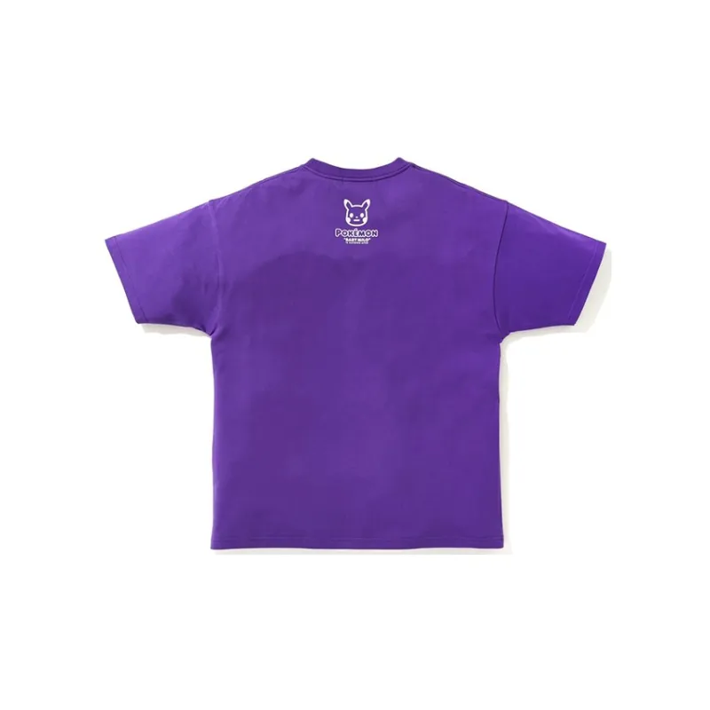 A BATHING APE X Pokemon Oversized Ladies Gengar Tee #2 Purple-3