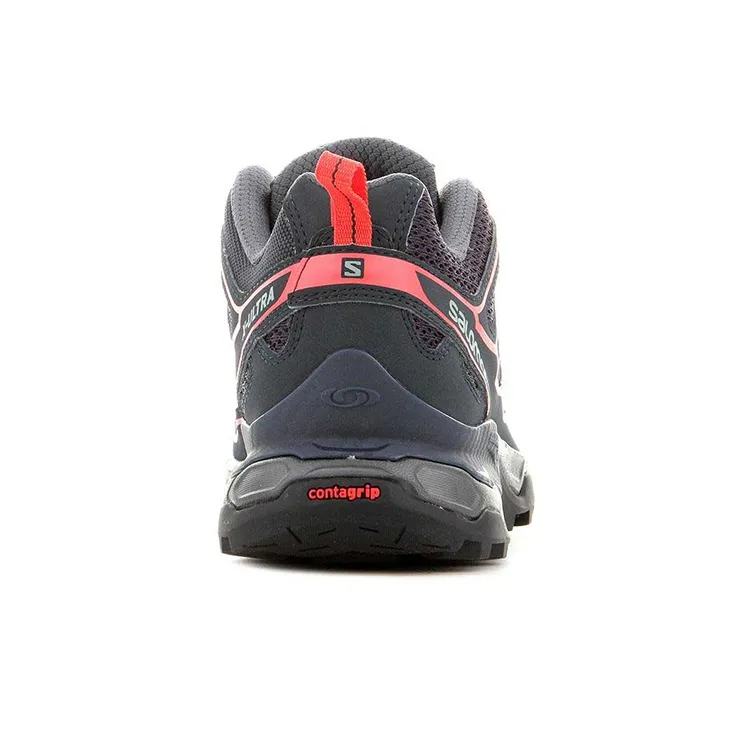 SALOMON X Ultra 3 Wear-Resistant Low-Top Hiking Trekking Shoes Women's Black Pink-3