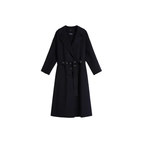 'S MAX MARA Coats Women's Dark Blue