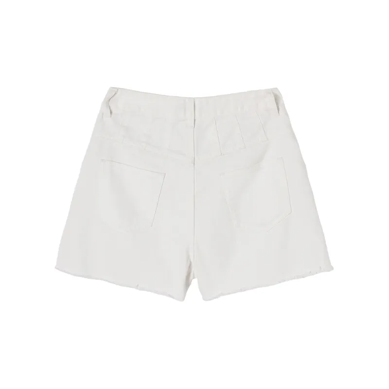 MEETLADY Denim Shorts Women's-3