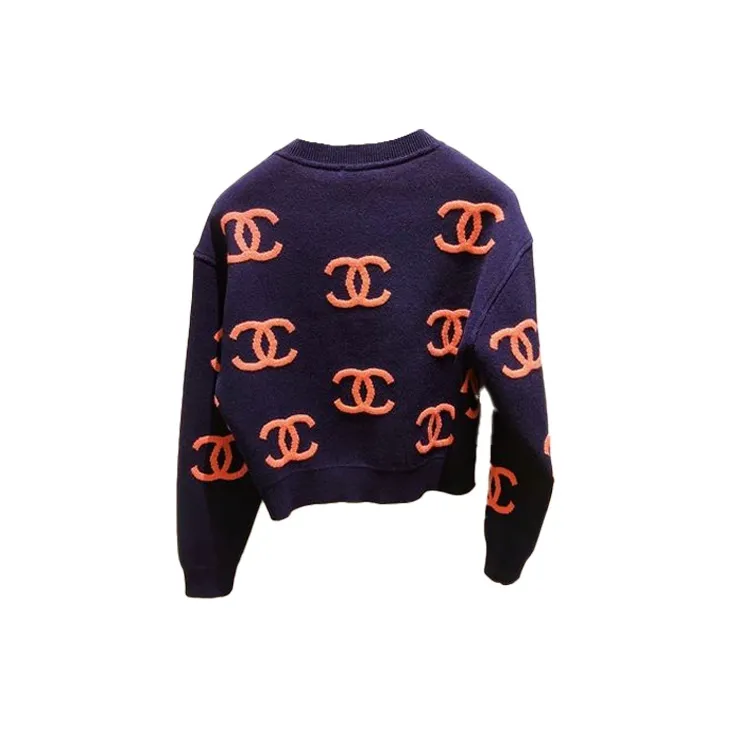 CHANEL Sweater Women's Marine Blue-1