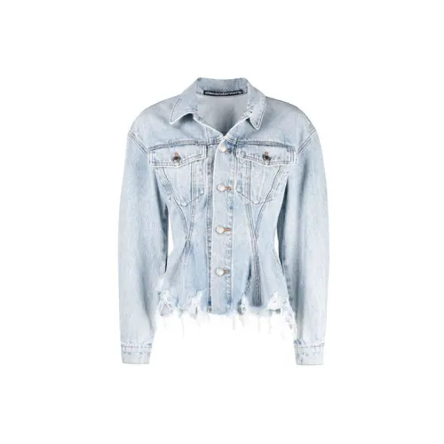 Alexander Wang Denim Jackets Women's Blue